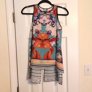 Floral backless blouse